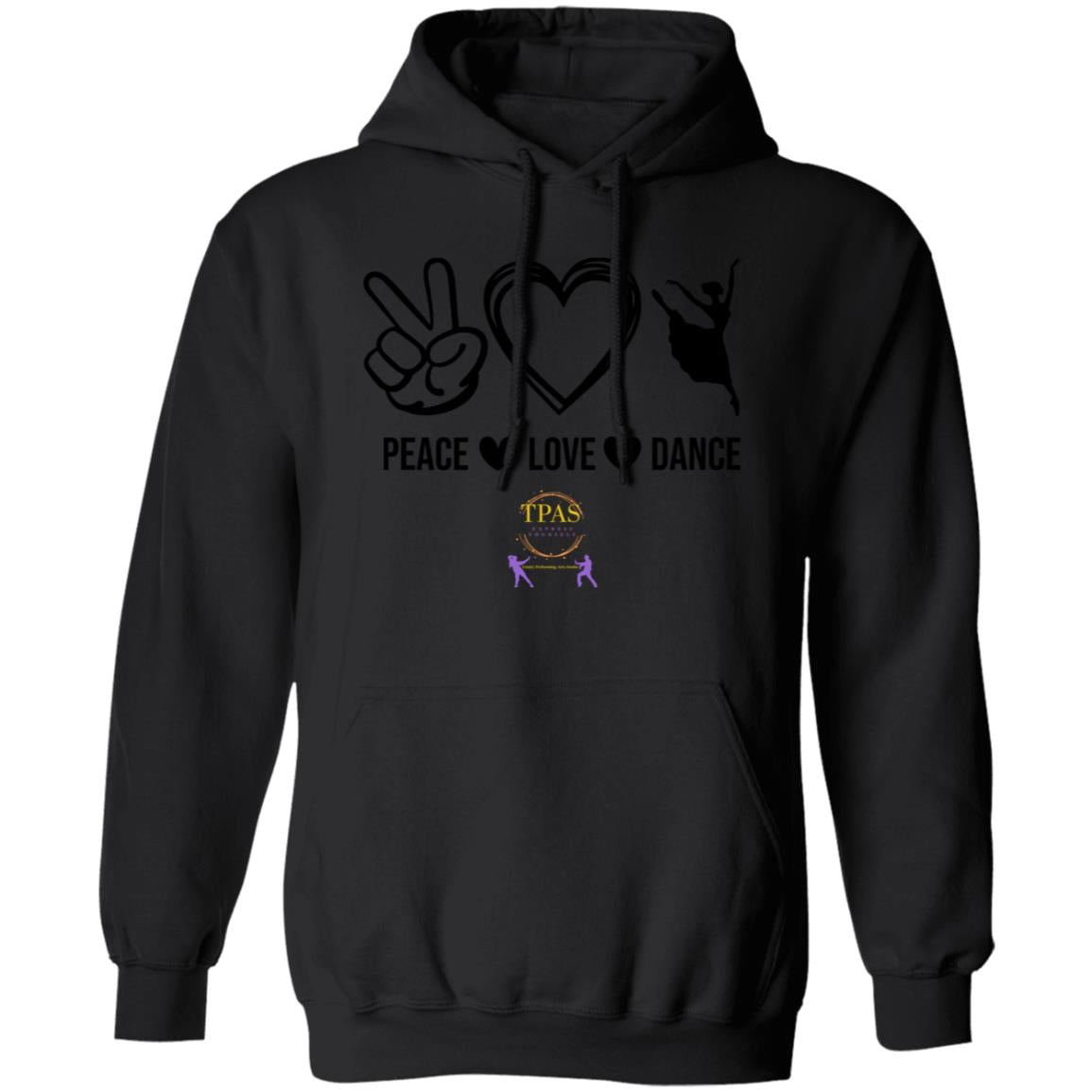 TPAS Peace Love and Dance Pullover Hoodie