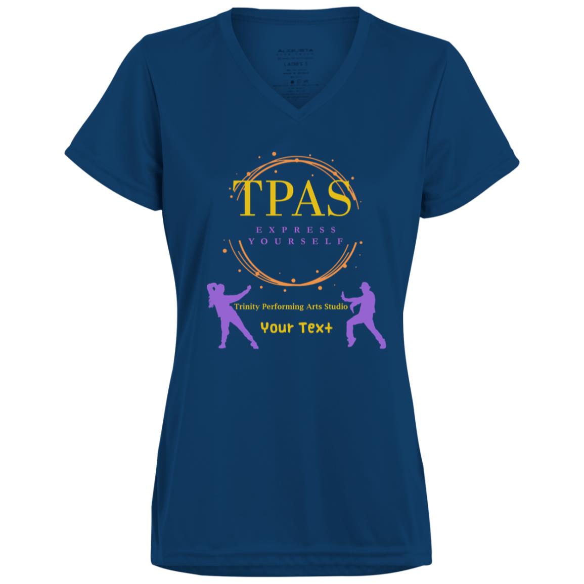 TPAS Ladies’ Moisture-Wicking V-Neck Tee