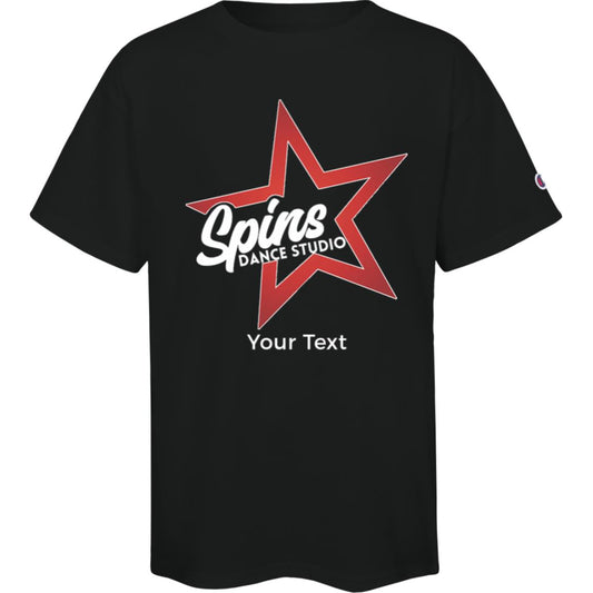 Spins Personalized Champion Youth Short Sleeve Tee