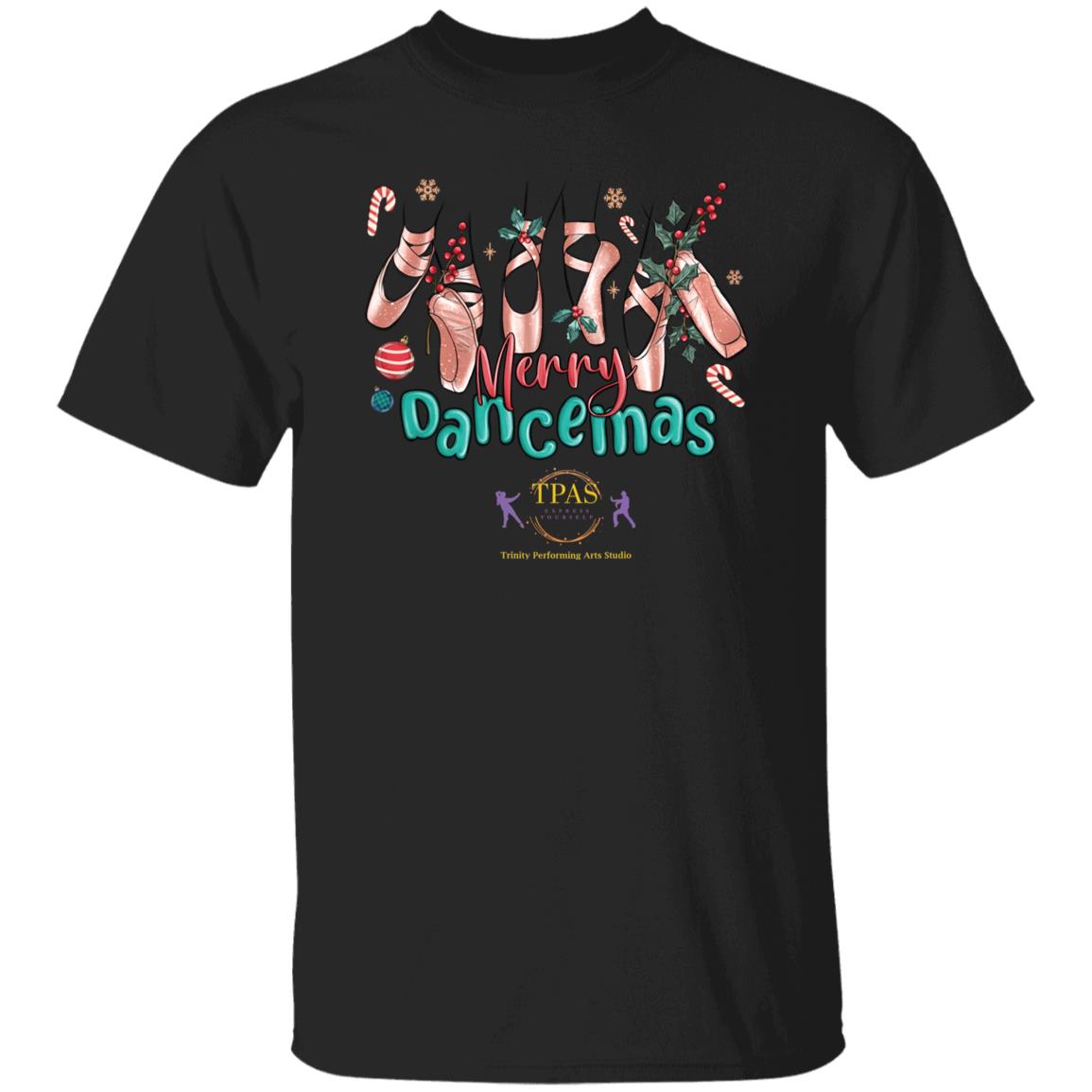 tpas christmas Merry Dancemas fun 100 % Cotton T-Shirt