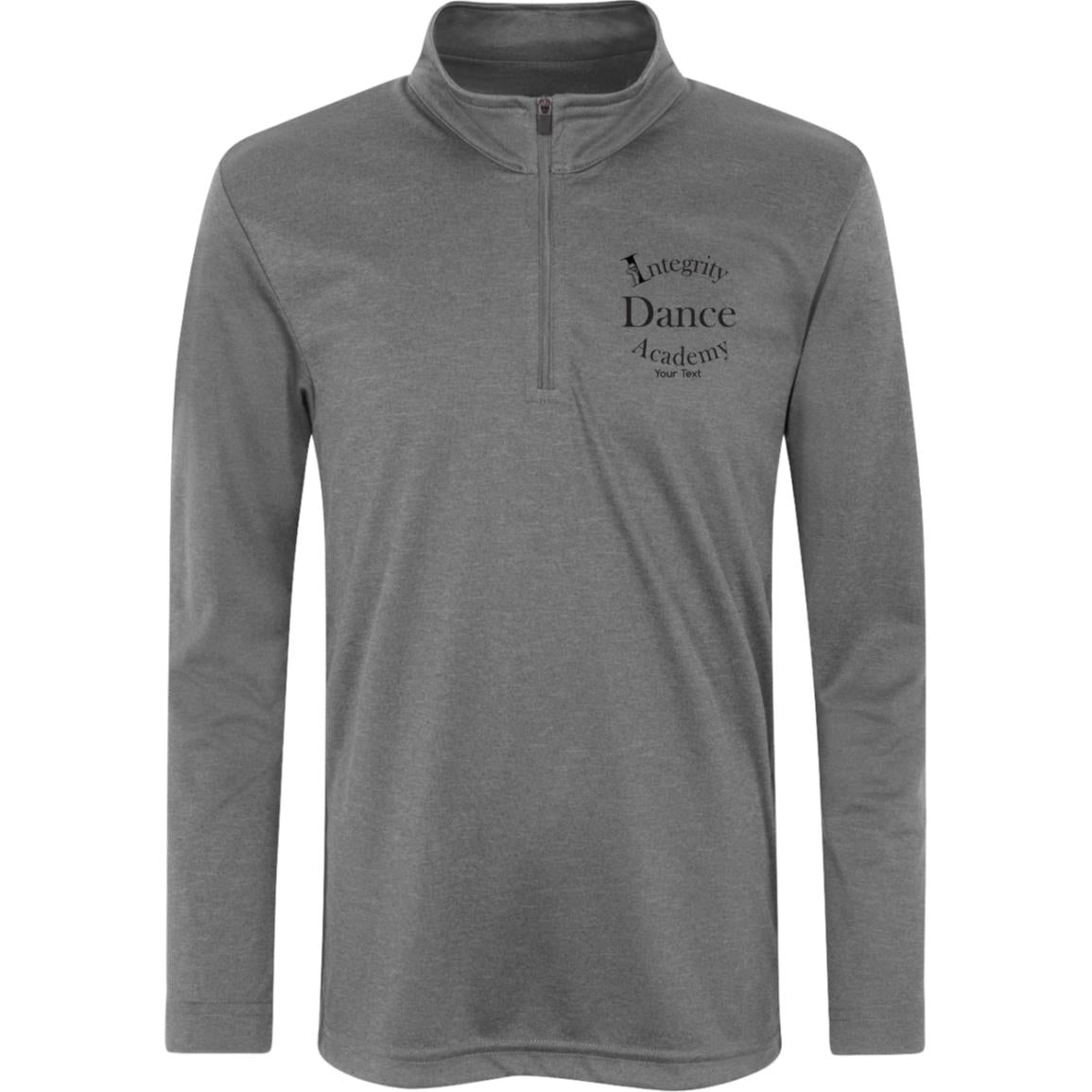 Integrity Dance Academy Personalized Youth Heather Quarter Zip