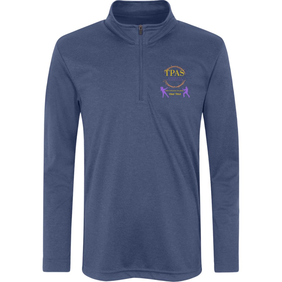 TPAS Youth Heather Quarter Zip