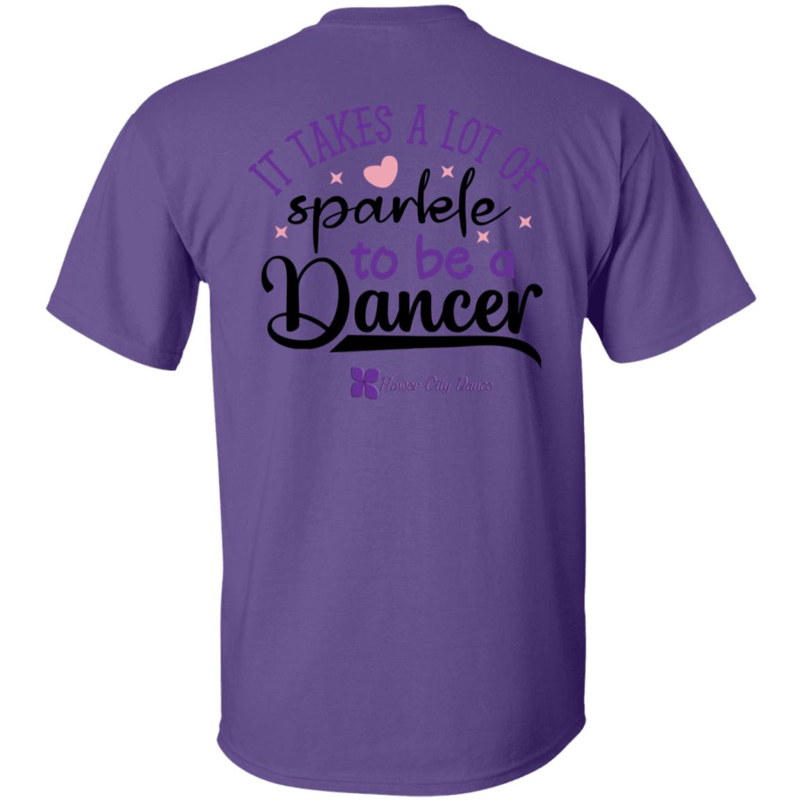 FCD it takes a lot of sparkle to be a dancer 100% Cotton T-Shirt