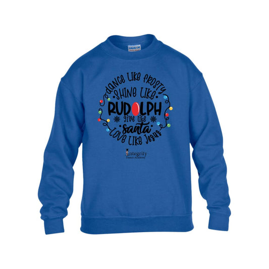 Integrity Dance Acdemy Dance Like Frosty Youth Heavy Blend Fleece Crew