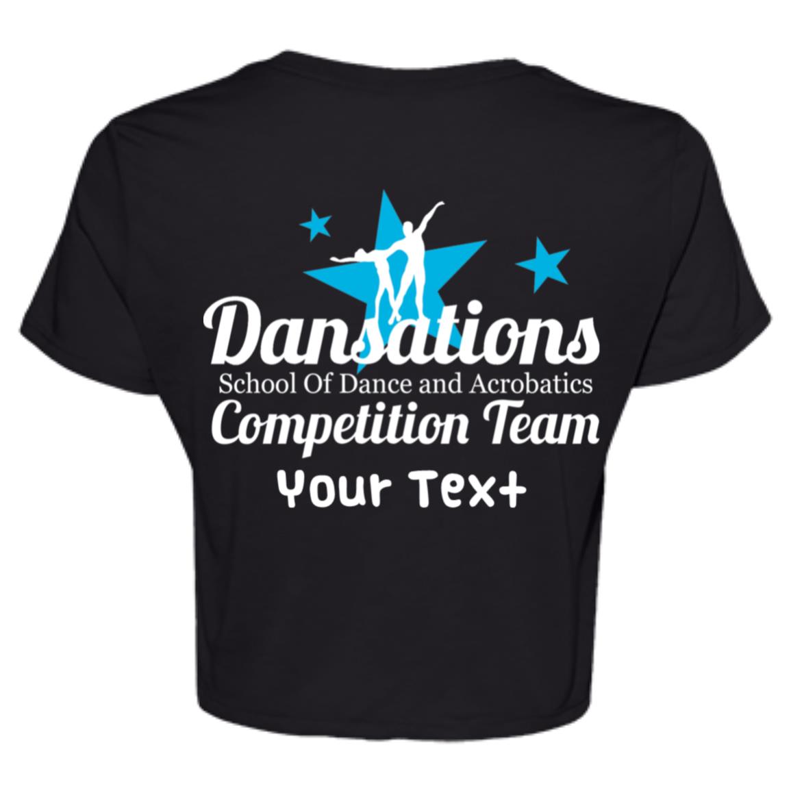 Dansations Competition Team Ladies' Flowy Cropped Tee
