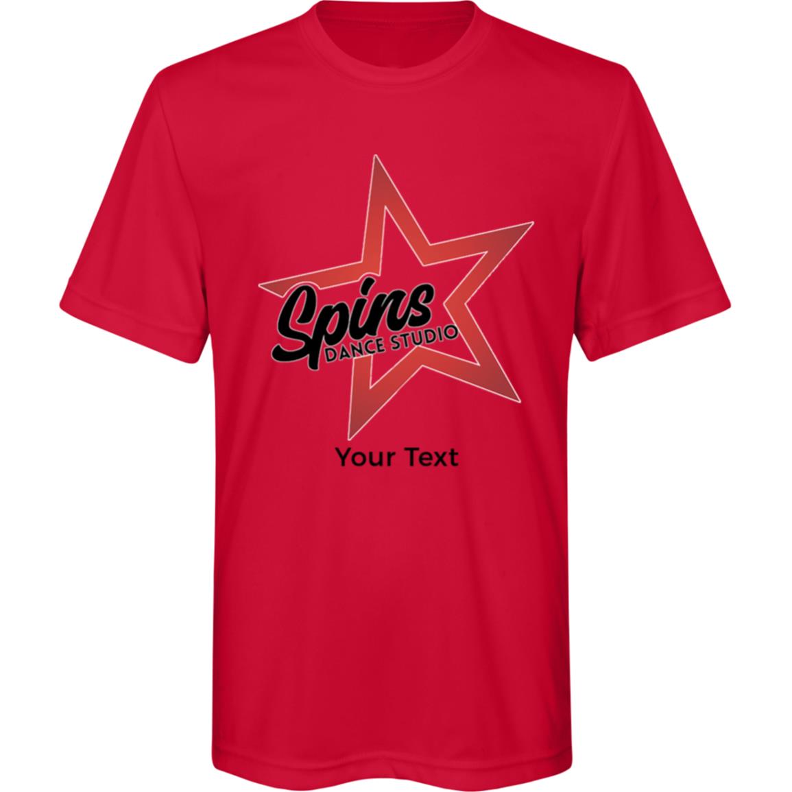 Spins Personalized Youth Zone Tee