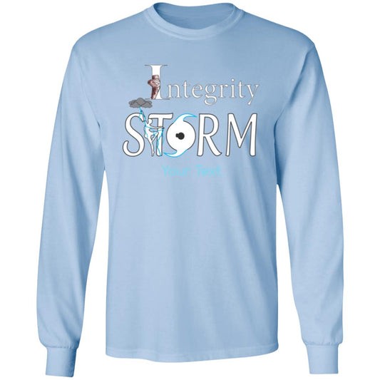 IDA Storm Personalized 100% Cotton Long Sleeve T-Shirt