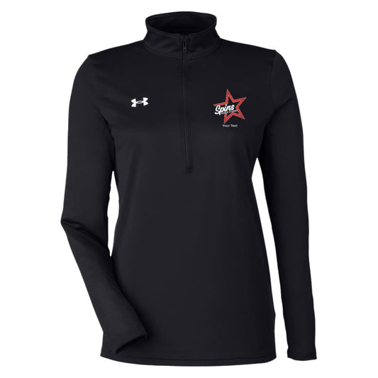 Spins Personalized Under Armour Womens Team Tech Half Zip