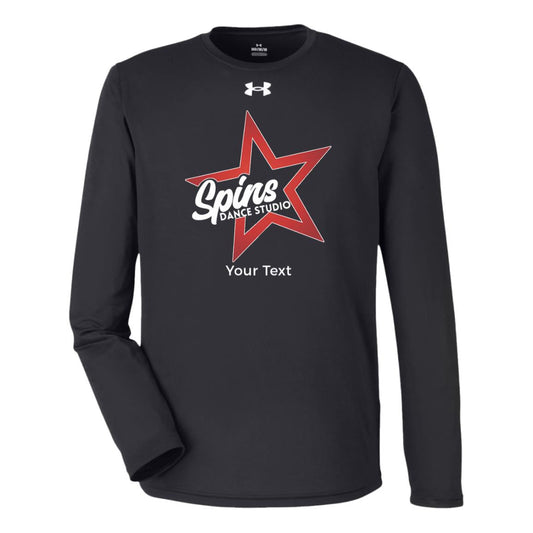 Spins Personalized Under Armour Team Tech Long Sleeve Tee