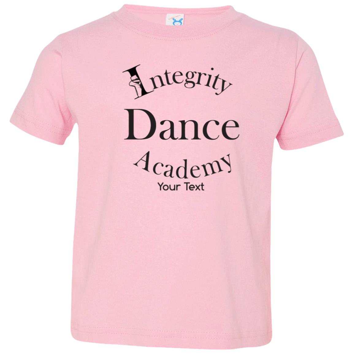 Integrity Dance Academy Personalized Toddler Jersey T-Shirt