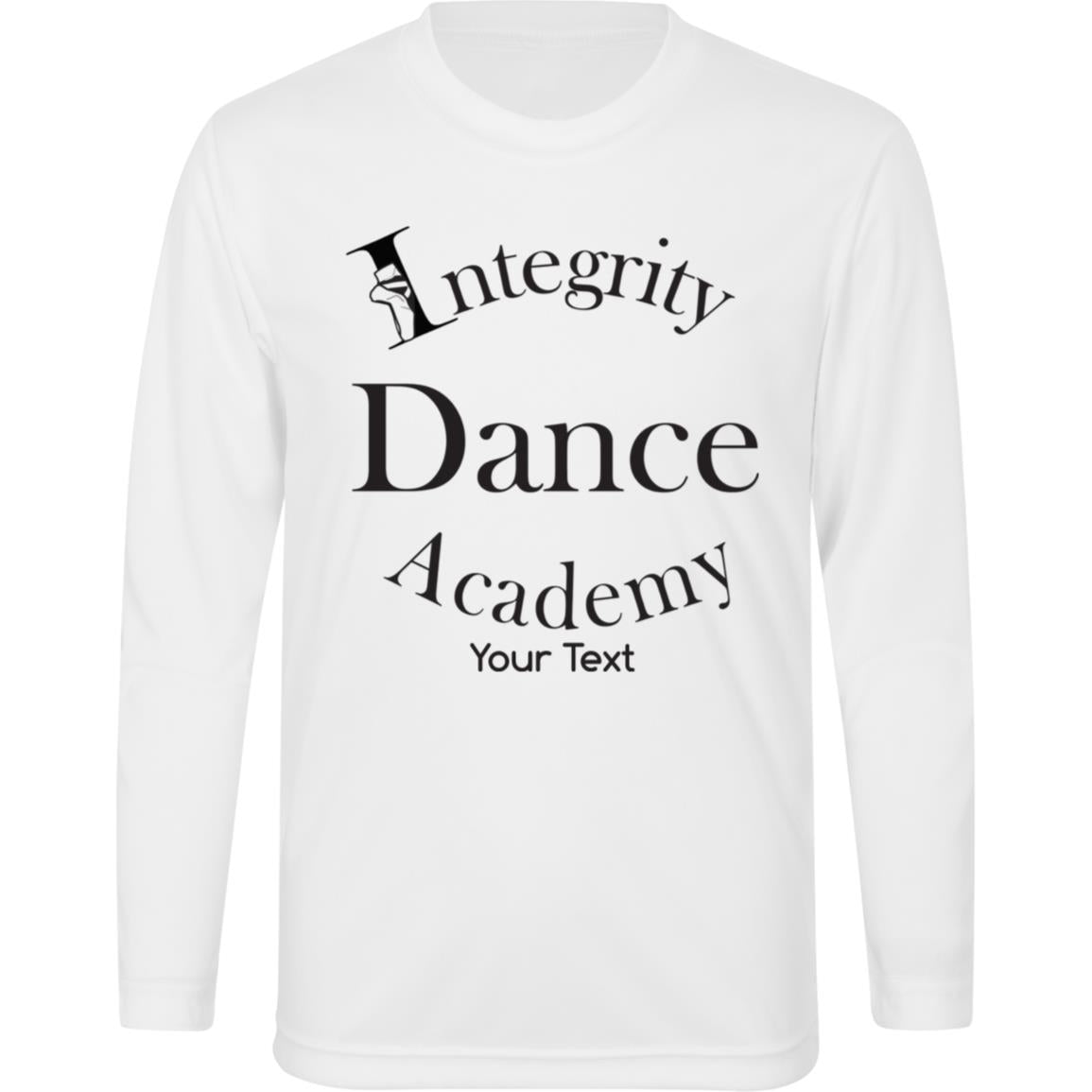 Integrity Dance Academy Personalized Youth Zone Long Sleeve Tee