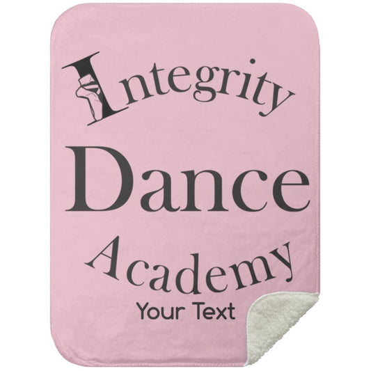 Integrity Dance Academy Personalized Premium Sherpa Blanket 30x40