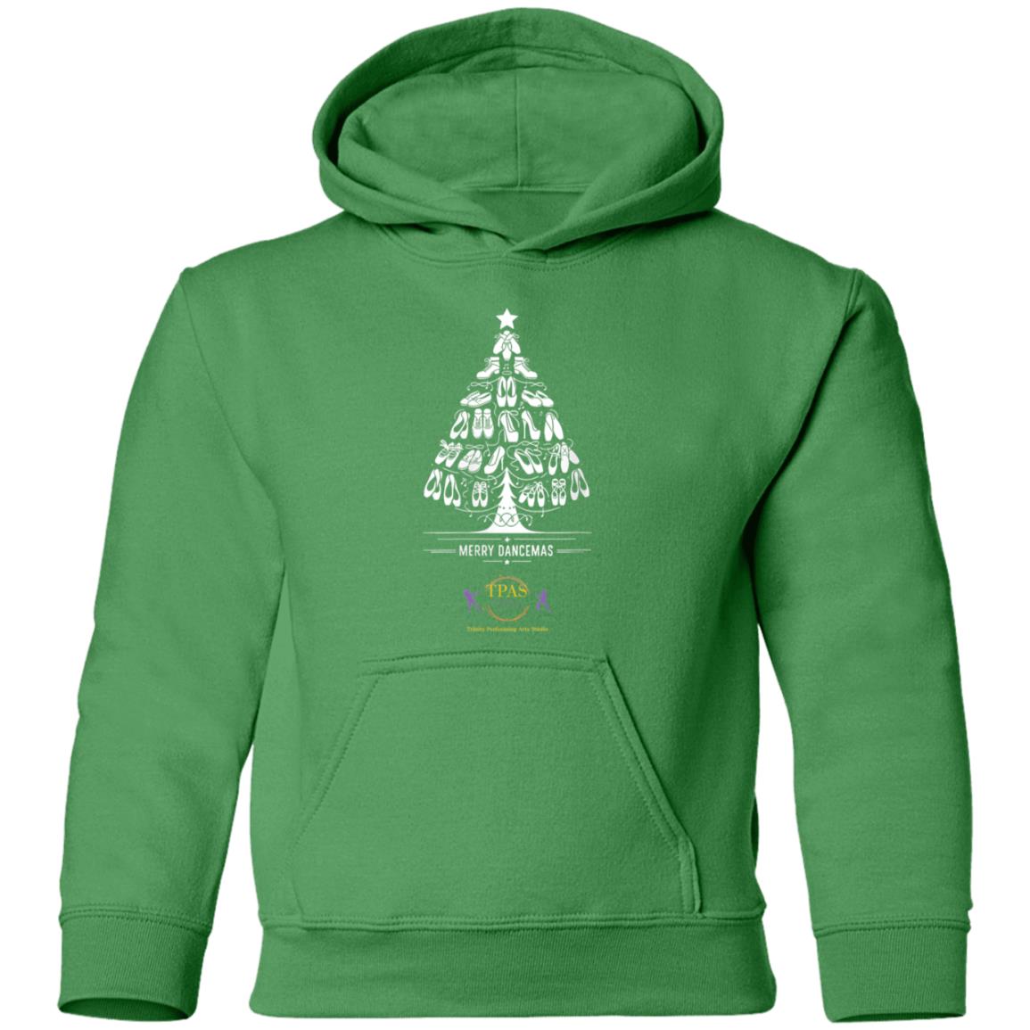 tpas christmas Merry Dancemas Tree Vintage Youth Pullover Hoodie