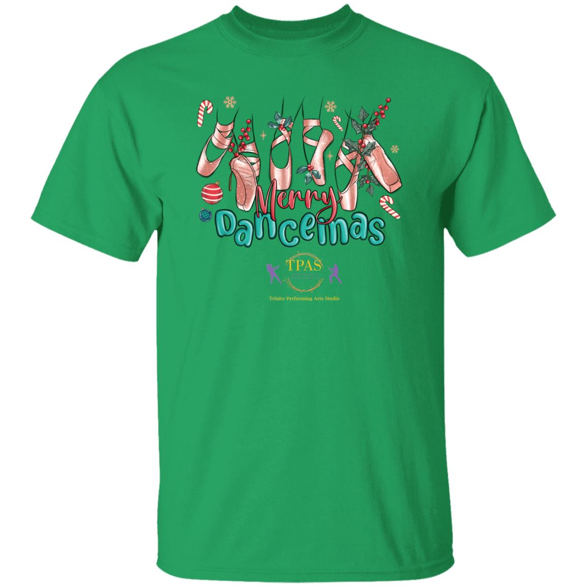 tpas christmas Merry Dancemas fun 100 % Cotton T-Shirt