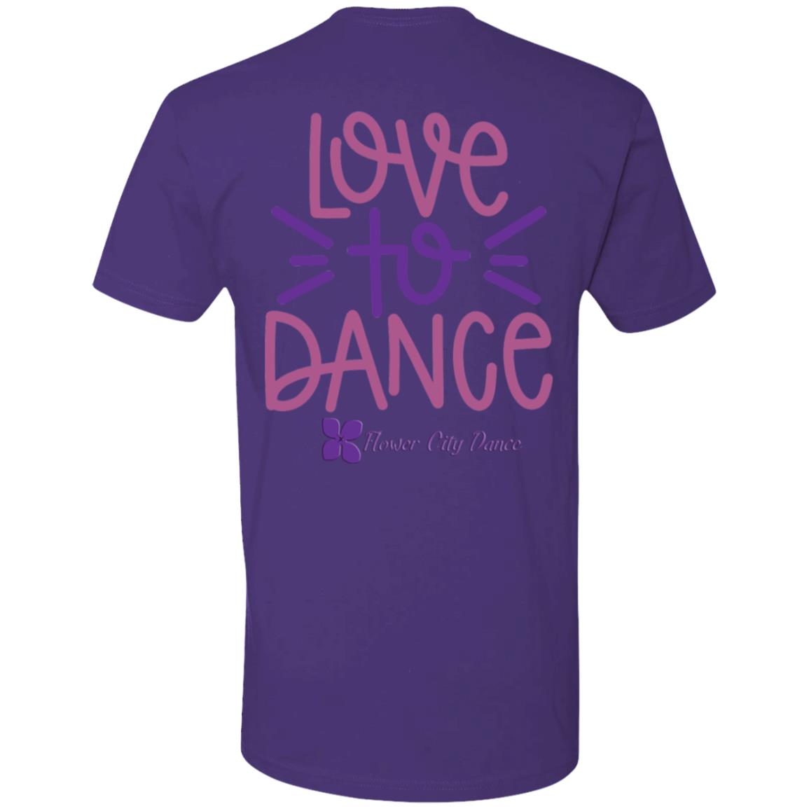 FCD Love To Dance SVG Cut File Premium Short Sleeve T-Shirt