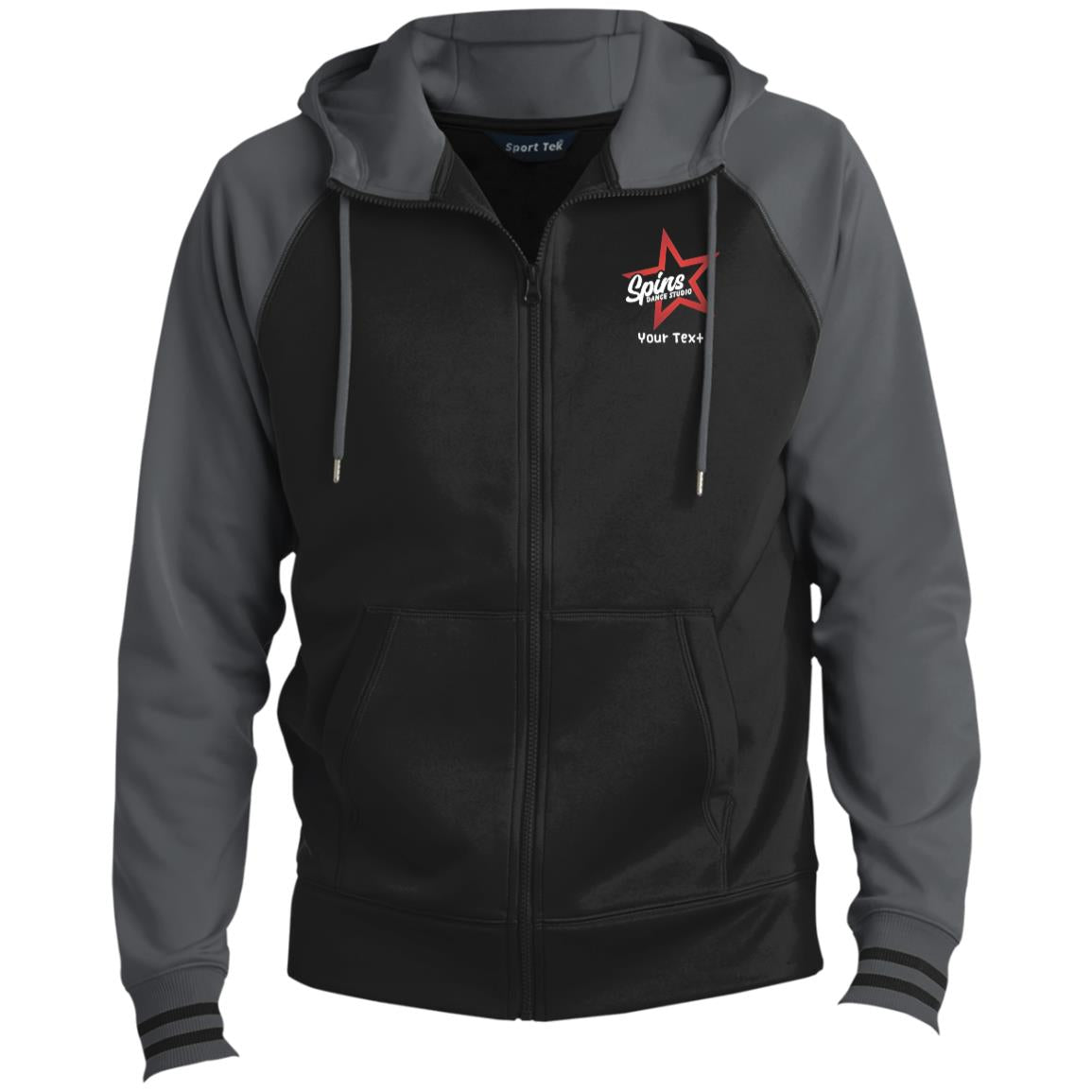 Spins Sport-Wick® Full-Zip Hooded Jacket - With Personalization