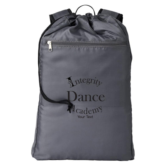 Integrity Dance Academy Personalized Cinchback Backpack