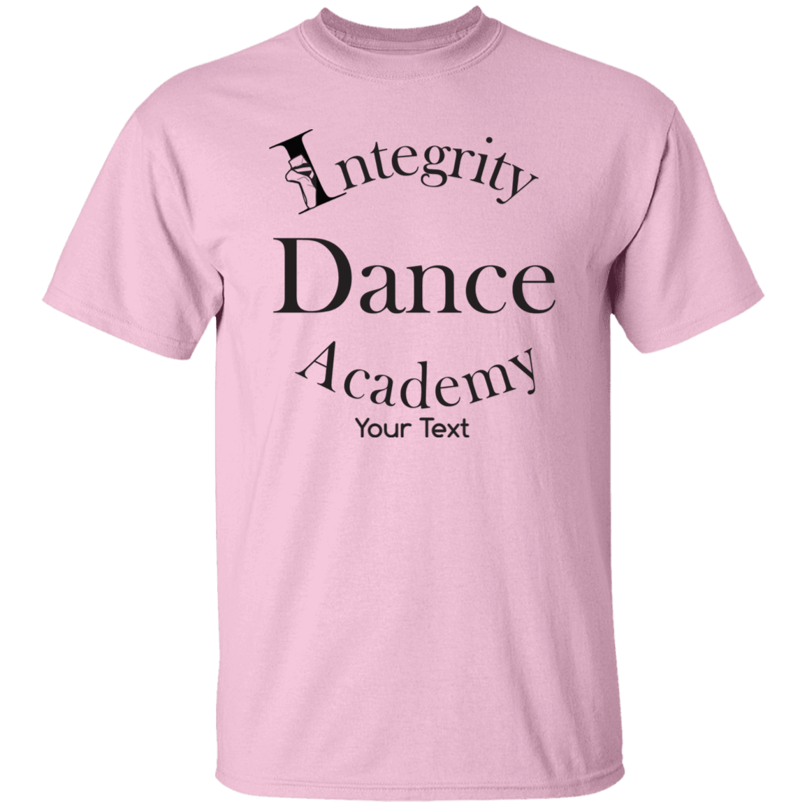 Integrity Dance Academy Personalized 100% Cotton T-Shirt