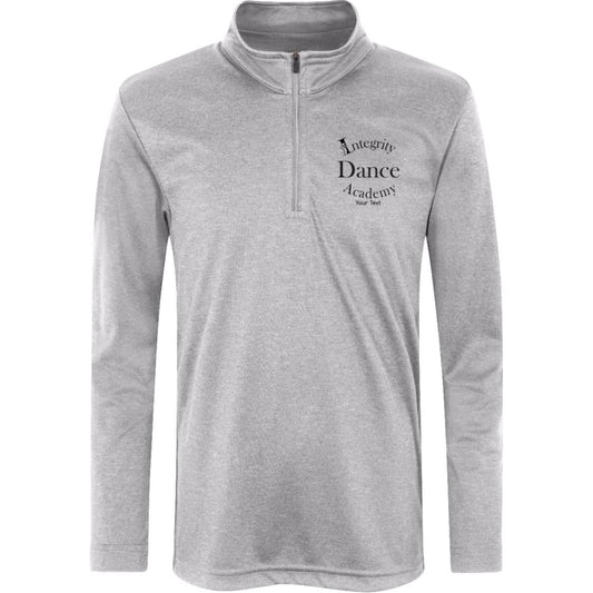 Integrity Dance Academy Personalized Youth Heather Quarter Zip