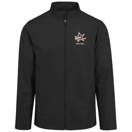 Spins Comp Team Personalized Mens Leader Soft Shell Jacket