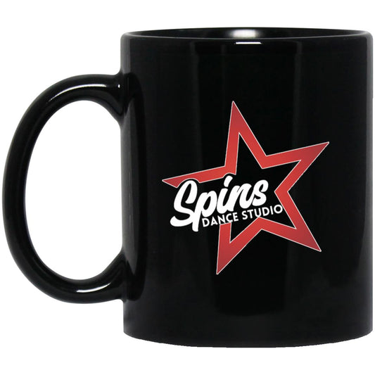 Spins 11oz Black Mug