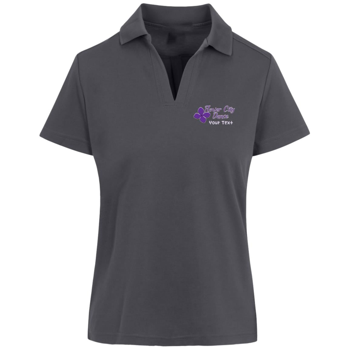 FCD Personalized CrownLux Womens Plaited Polo