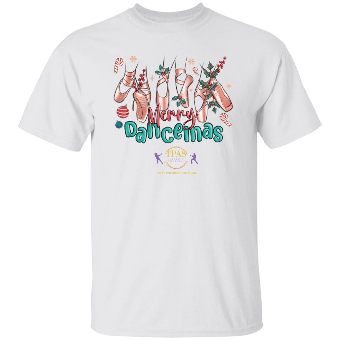 tpas christmas Merry Dancemas fun 100 % Cotton T-Shirt