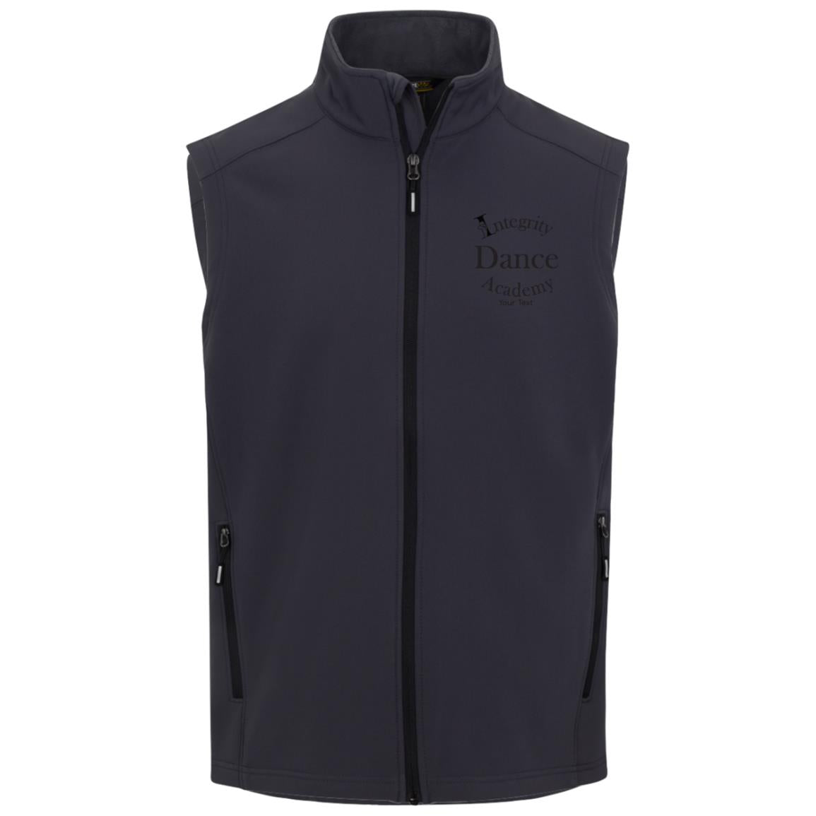 Integrity Dance Academy Personalized Mens Cruise Two-Layer Fleece Bonded Soft Shell Vest