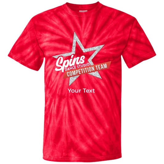 Spins Comp Team Personalized Youth Tie Dye T-Shirt