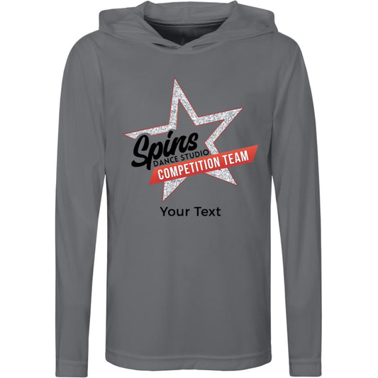 Spins Comp Team Personalized Youth Zone Hooded Tee