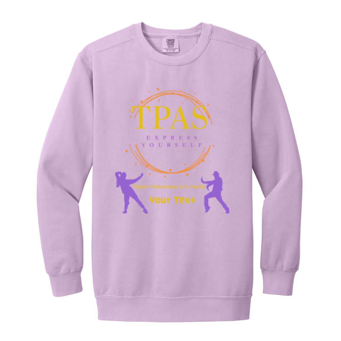 TPAS Garment-Dyed Adult Crewneck Sweatshirt