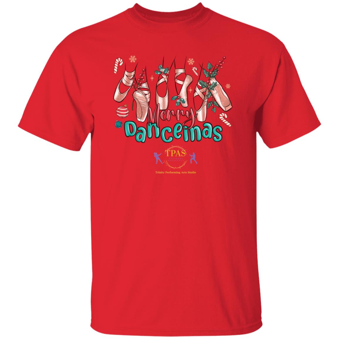 tpas christmas Merry Dancemas fun 100 % Cotton T-Shirt