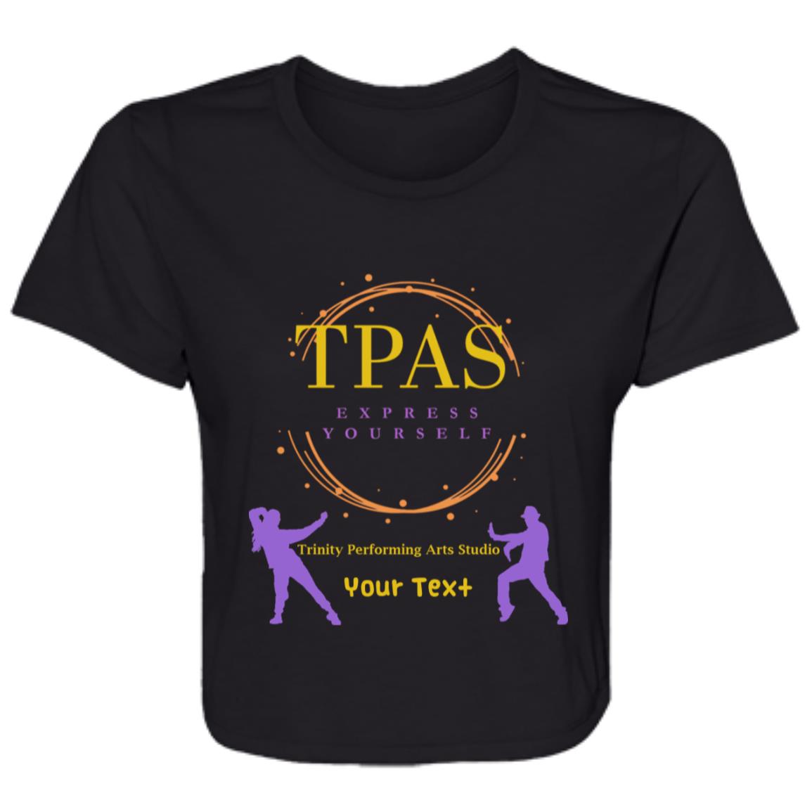 TPAS Ladies' Flowy Cropped Tee
