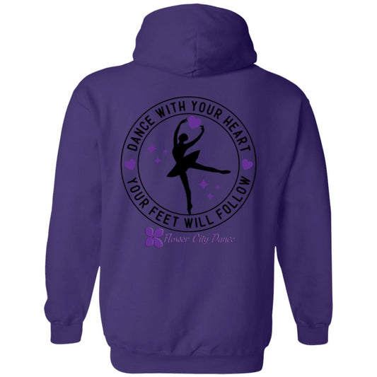 FCD circle dance w heart Pullover Hoodie