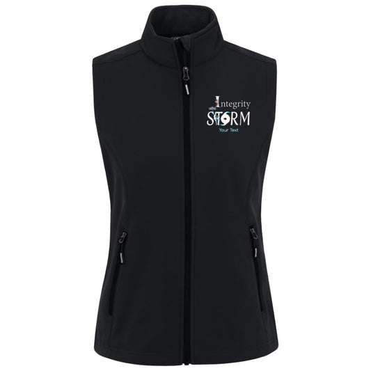 IDA Storm Personalized Womens Cruise Two-Layer Fleece Bonded Soft Shell Vest