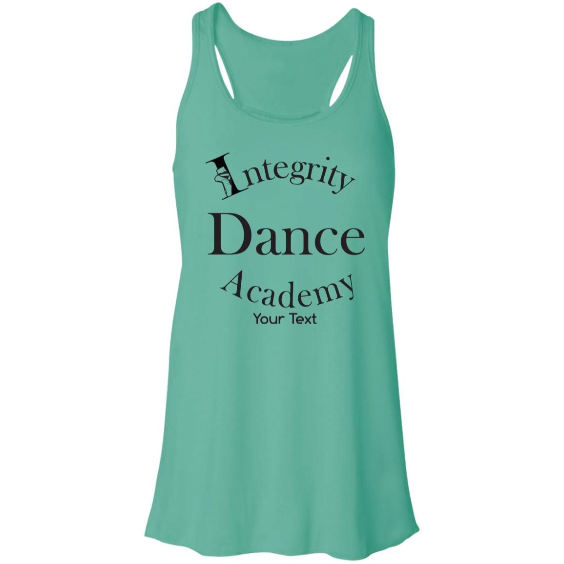 Integrity Dance Academy Personalized Flowy Racerback Tank