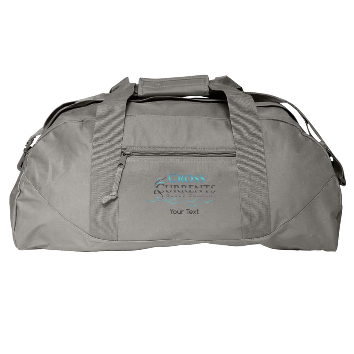 Cross Currents Personalized Large Square Duffel