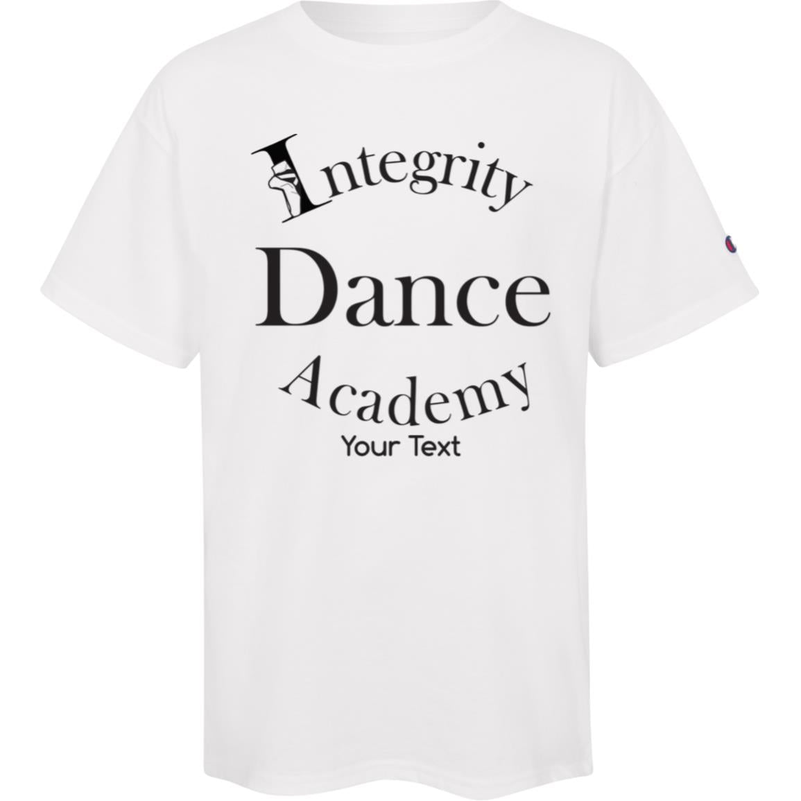 Integrity Dance Academy Personalized Champion Youth Short Sleeve Tee