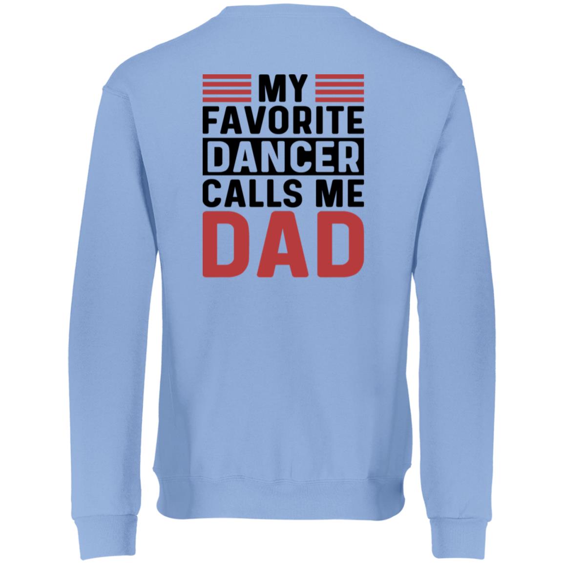 Spins Dance Dad Dri-Power Fleece Crewneck Sweatshirt