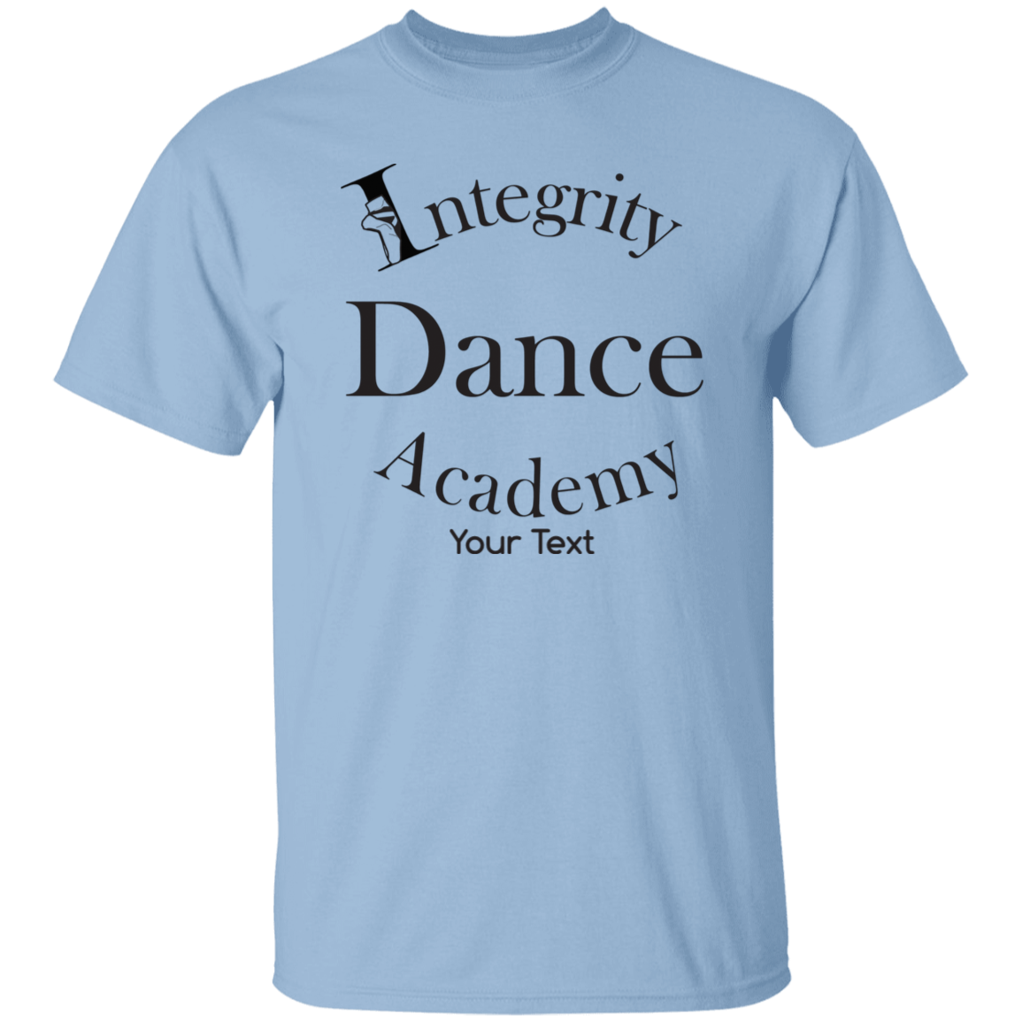 Integrity Dance Academy Personalized 100% Cotton T-Shirt