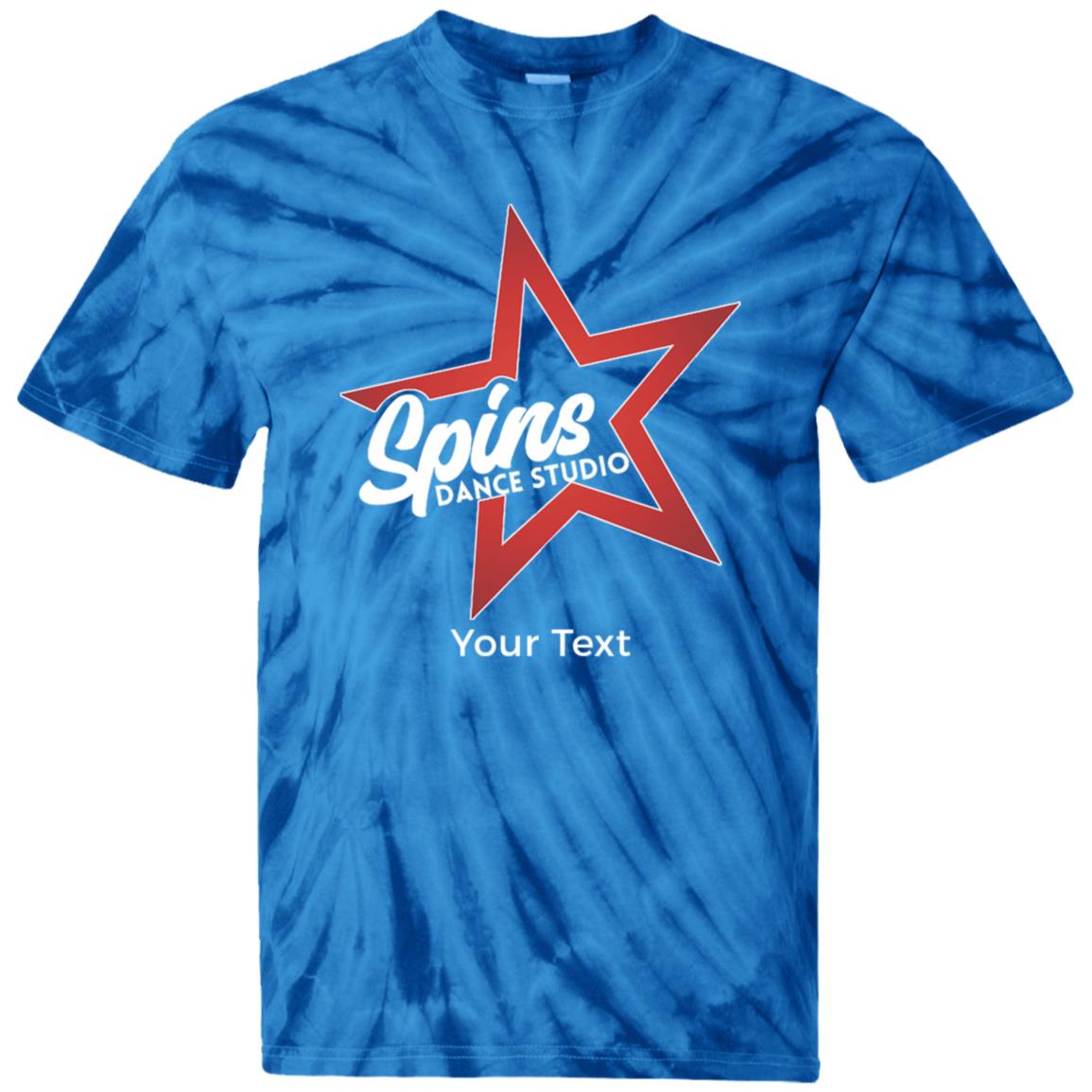 Spins Personalized Youth Tie Dye T-Shirt