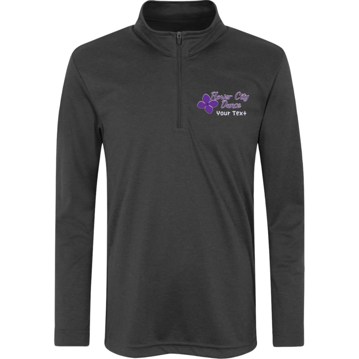 FCD Personalized Youth Heather Quarter Zip