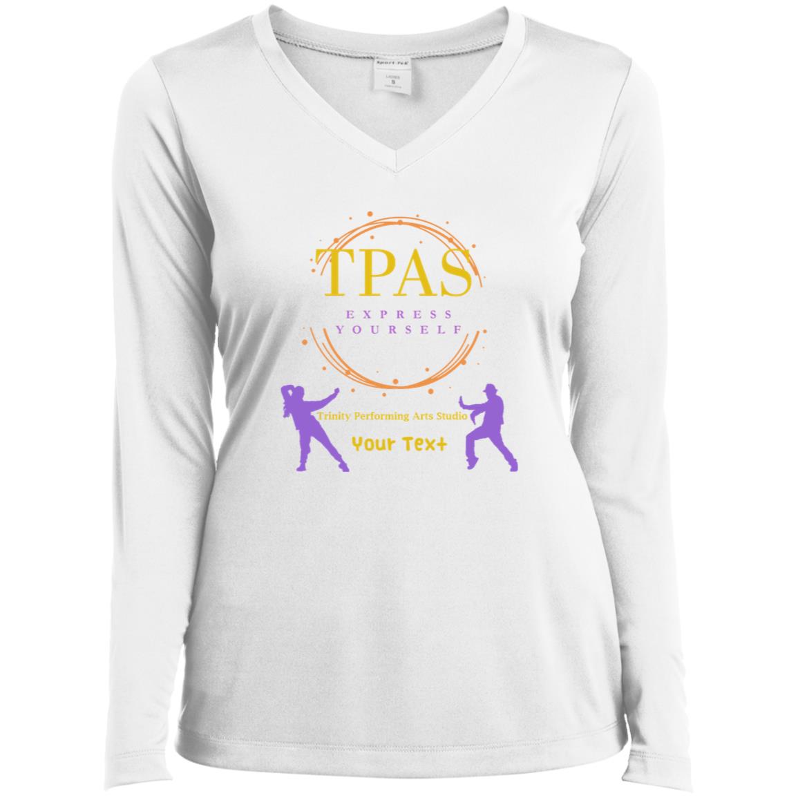 TPAS Ladies’ Long Sleeve Performance V-Neck Tee