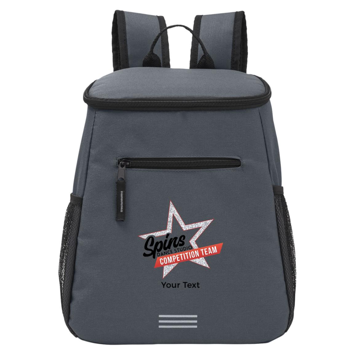 Spins Comp Team Personalized Core Backpack Cooler