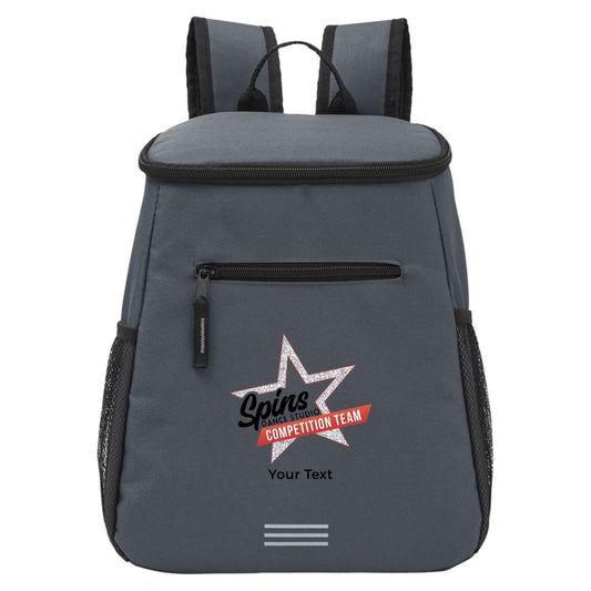 Spins Comp Team Personalized Core Backpack Cooler