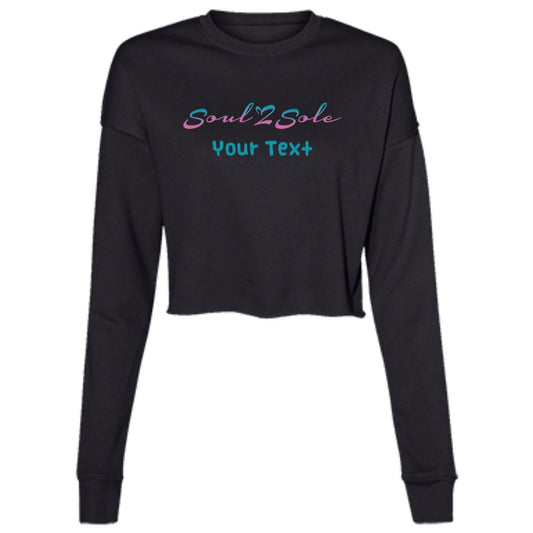 S2S Personalized Cropped Fleece Crew