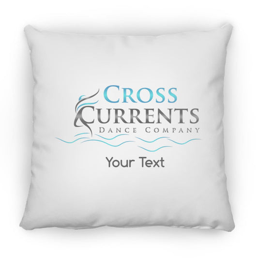 Cross Currents Personalized Small Square Pillow