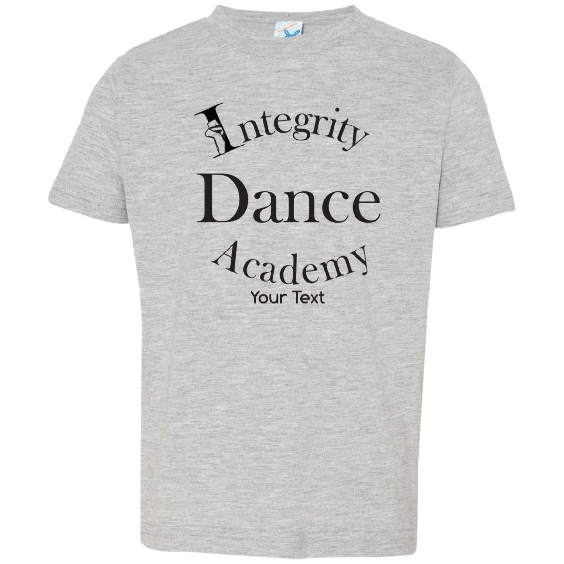 Integrity Dance Academy Personalized Toddler Jersey T-Shirt