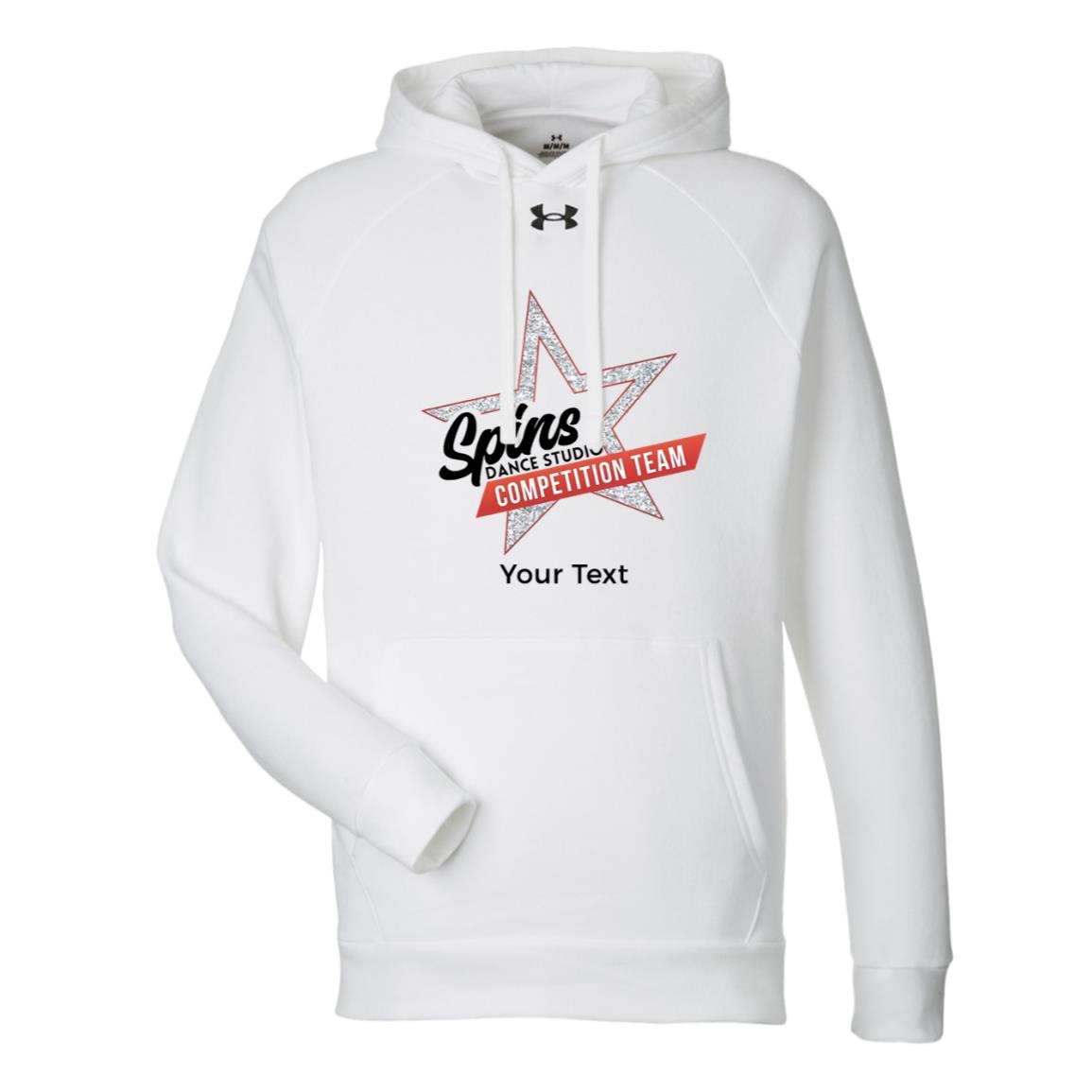 Spins Comp Team Personalized Under Armour Mens Rival Fleece Hoodie