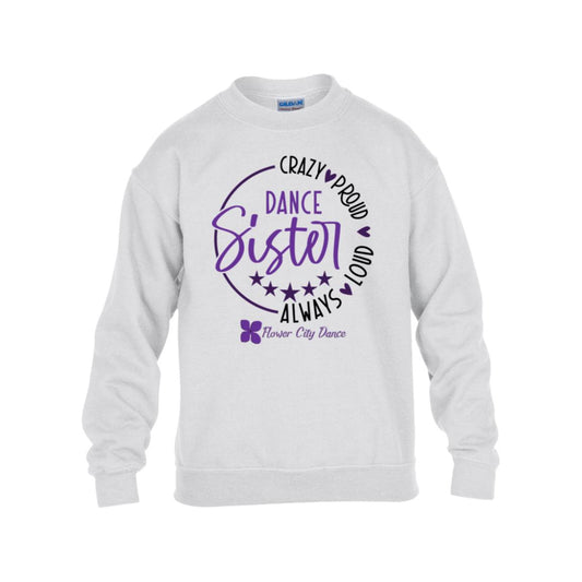 FCD Dance Sister Youth Heavy Blend Fleece Crew